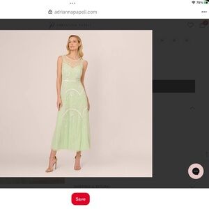 Adrianna Papell tea length dress